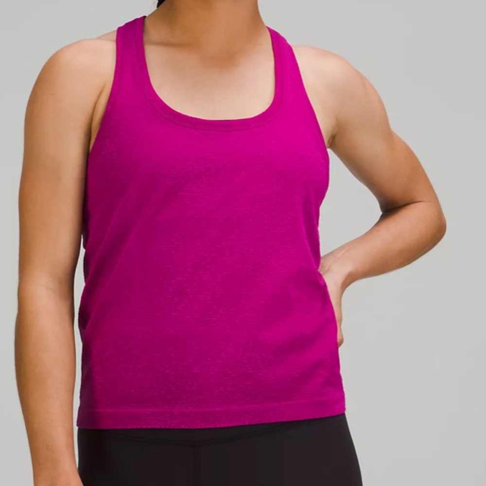 Lululemon Athletica Magenta Tank Top
